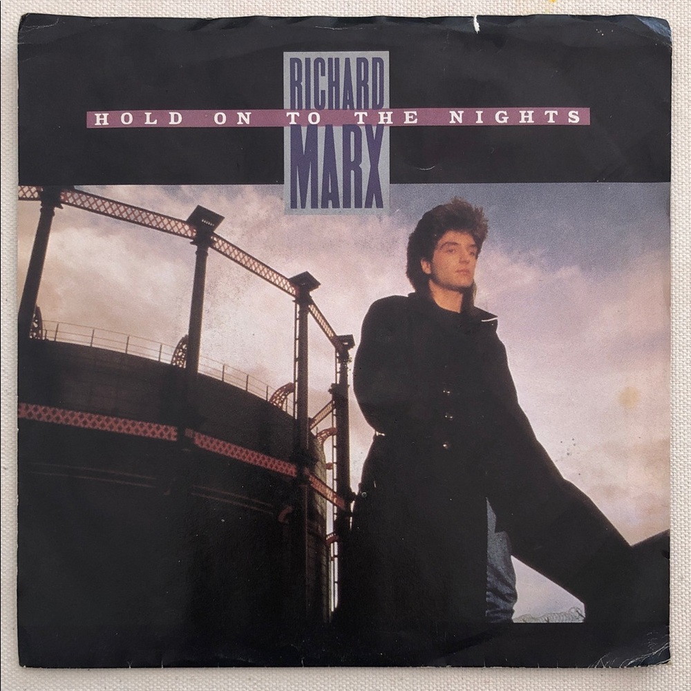 Richard Marx Hold On To The Nights Vinyl 45 Record